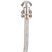A stainless steel Cooking Performance Group front pilot pipe with a round metal cap.