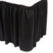 Marko 5024CE29AF014 Trufinish Classic Black 13' Twill Skirting with Shirred Pleat
