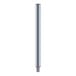 A close-up of a Regency galvanized steel leg for a sink with a white background.