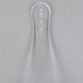 A clear plastic Fineline serving spoon.