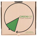 GreenBox 14 inch x 14 inch x 1 3/4 inch Corrugated Recycled Pizza Box with Built-In Plates and Storage Container - 50/Bundle