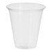 A clear plastic Dart Conex cold cup.