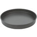An American Metalcraft round black hard coat anodized aluminum cake pan.