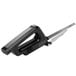 A black and silver Waring cordless lithium battery powered knife with a handle.
