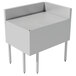 A white rectangular Advance Tabco stainless steel object with holes on it.