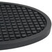 An American Metalcraft black silicone trivet with a grid pattern.