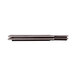 An Elite Global Solutions rectangular faux hickory wood serving board with a handle.