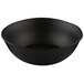 An Elite Global Solutions black melamine bowl.