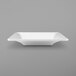 A white square Elite Global Solutions melamine bowl.