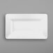 A white rectangular Elite Global Solutions melamine tray.