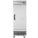 Avantco A-19R 29 inch One Section Solid Door Reach-In Refrigerator