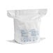 A white plastic bag of WipesPlus Center Pull Lemon Scent Alcohol Free Hand Sanitizing Wipes with blue text.