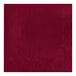 A red napkin with a square border.