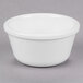 a white plate with a handle