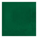 A dark green 2-ply luncheon napkin with a square design.