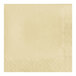 A close up of a Creative Converting ivory paper napkin with a 1/4 fold pattern.