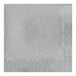 A white paper napkin with a diamond pattern.