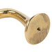 A brass colored screw-on knob for a Vollrath chafer cover.