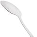 An Arcoroc stainless steel teaspoon with a long handle.