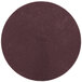 A round brown 3M Scotch-Brite surface preparation pad.