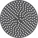 a circular black and white circle with white dots