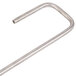 A metal curved Cooking Performance Group front main burner pipe assembly.