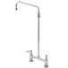 a long metal pole with a white cover