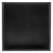 A black square Cal-Mil cube riser with a black border.