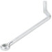 An Avantco silver metal pull rod with a handle.