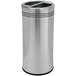 Commercial Zone 745829 Precision 20 Gallon Stainless Steel Trash / Recycling Receptacle