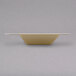 A white rectangular bowl with a square edge.