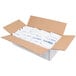 A white box full of white Polar Tech Re-Freez-R-Brix packets.