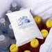 A yellow Polar Tech Ice Brix cold pack with a white cap.