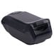 A black rectangular San Jamar napkin dispenser with a lid and a control face.