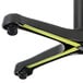 A black FLAT Tech bar height table base with a foot ring.