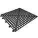 Cactus Mat Dri-Dek 2554-CT Black 12 inch x 12 inch Vinyl Interlocking Drainage Floor Tile- 9/16 inch Thick