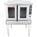 A Blodgett commercial liquid propane convection oven with an open door.