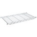 A Metro chrome wire shelf.