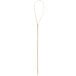 A Tablecraft bamboo pick with a looped end.
