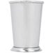 An American Metalcraft stainless steel mint julep cup with a brushed finish.