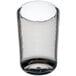 A clear Carlisle Tritan plastic juice glass.