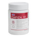 A container of Urnex Cafiza E31 espresso machine cleaning tablets, 100-count.