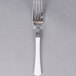 Silver Visions 7 inch Heavy Weight Plastic Fork with White Handle - 480/Case