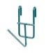 A green metal hook from the Metro SmartWall G3 Sink Accessory Pack on a white background.