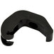A black plastic tank clamp hook.