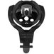 A black plastic Hamilton Beach coffee pod holder with a clip and white and grey handle.