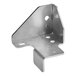A metal corner hinge with holes for an Avantco SS-1R-G-HC or SS-2R-G-HC unit.