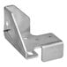 A metal Avantco bottom right hinge for a door with a screw.