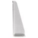 A silver metal hinge for the top right corner of an Avantco refrigerator with a white background.