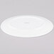 A white Chef & Sommelier bone china oval platter on a gray surface.